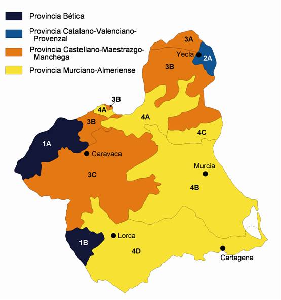 Aproximación biogeográfica de la Región de Murcia
